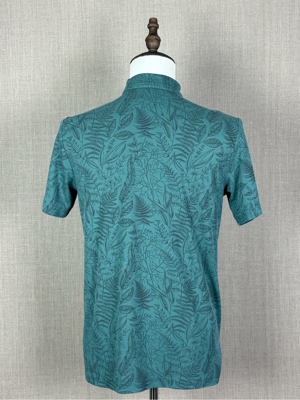 TravisMathew Men’s Pima Cotton Blend Botanical Golf Polo Green M - Picture 3 of 9